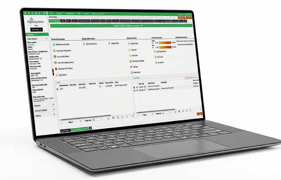 Figtree Systems Workers Compensation Task Tracker Dashboard